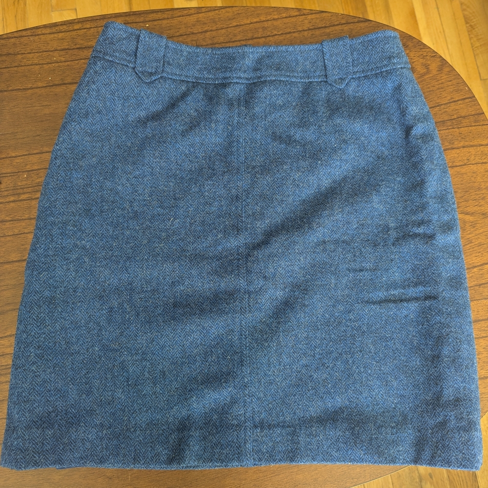 Talbots Classic Blue Pencil Skirt